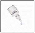 Turn the EYSUVIS bottle upside down - Illustration Turn the EYSUVIS bottle upside down - Illustration