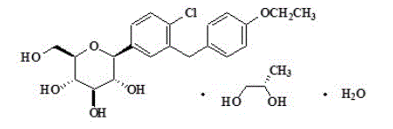 Farxiga® (dapagliflozin) tablets, for oral use Structural Formula Illustration