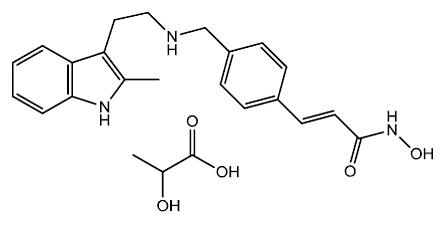 FARYDAK® (panobinostat) Structural Formula Illustration FARYDAK® (panobinostat) Structural Formula Illustration