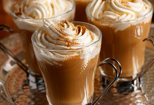 Try a hot cup of green or flavored tea, rich with antioxidants and calorie-free.