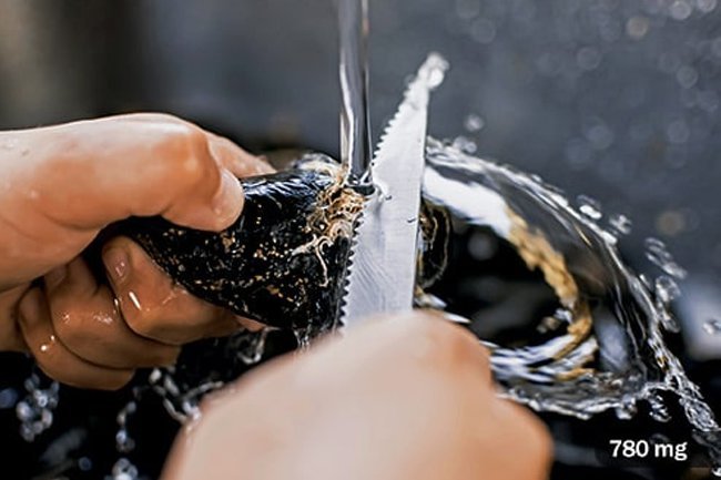 Mussels have much higher levels of omega-3 fatty acids than lobster, clams, shrimp, and scallops.  