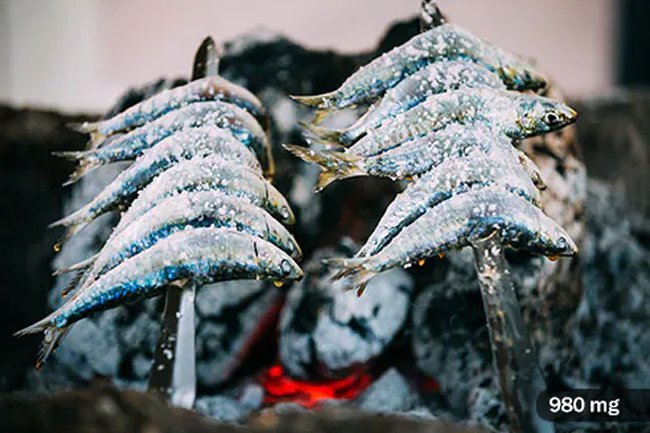 Since they are a small fish, sardines tend to be lower in mercury but still high in omega-3s.