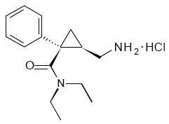 FETZIMA® (levomilnacipran) Structural Formula Illustration
