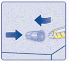 Press and hold down the dose
button until the dose counter
shows â€œ0â€ - Illustration