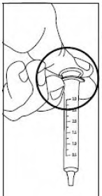Fully depress the syringe -  Illustration