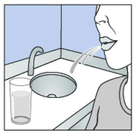 Rinse your mouth - Illustration Rinse your mouth - Illustration