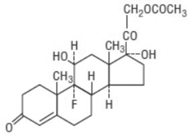 FLUDROCORTISONE ACETATE- fludrocortis one acetate tablet Structural Formula Illustration FLUDROCORTISONE ACETATE- fludrocortis one acetate tablet Structural Formula Illustration