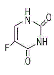 FLUOROURACIL- fluorouracil Structural Formula Illustration FLUOROURACIL- fluorouracil Structural Formula Illustration