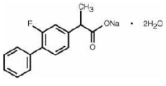 OCUFEN® (flurbiprofen sodium) Structural Formula Illustration