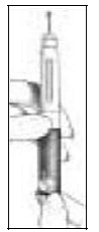 Look for a droplet at the tip of the needle - Illustration