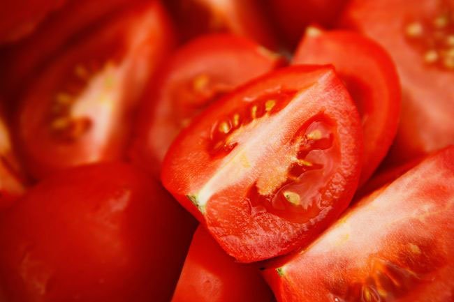 Tomatoes provide vitamins A, C, and K, along with potassium and the antioxidant lycopene. 