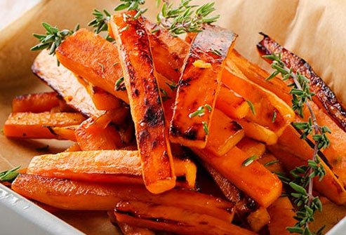 Like bananas, sweet potatoes give you potassium, calcium, and magnesium.