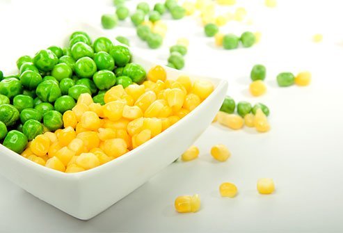 High starch veggies like corn and peas increase triglyceride levels. 