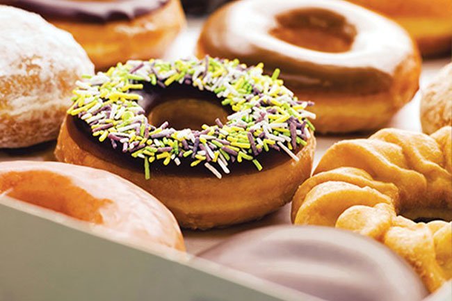 Doughnuts can help your mood. So, if you must, make them a treat, not a routine.