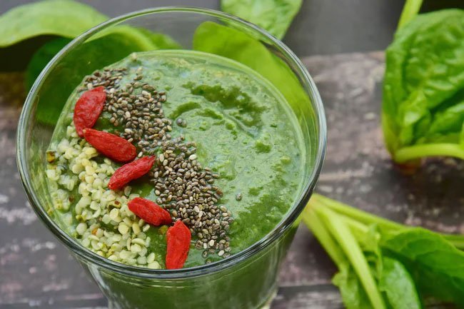 Hemp seeds make a good addition for smoothies and they are rich in heart-healthy fats.