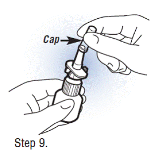 Replacing The Cap - Illustration Replacing The Cap - Illustration