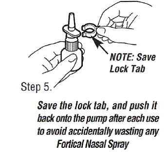 Removing the Lock Tab - Illustration Removing the Lock Tab - Illustration