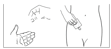 Squeeze from the bottom of the packet toward the open end. Repeat until the packet is empty. The amount of GELNIQUE in each packet will be about the size of a nickel. Apply GELNIQUE to your skin - Illustration