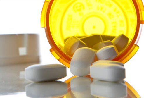 Photo of white pills.