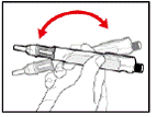 Different components of the GENOTROPIN PEN 12 - - Illustration