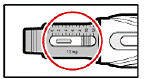 Screw the metal front part and the plastic body back together - - Illustration