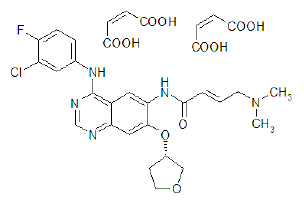 GILOTRIF® (afatinib) - Structural Formula Illustration