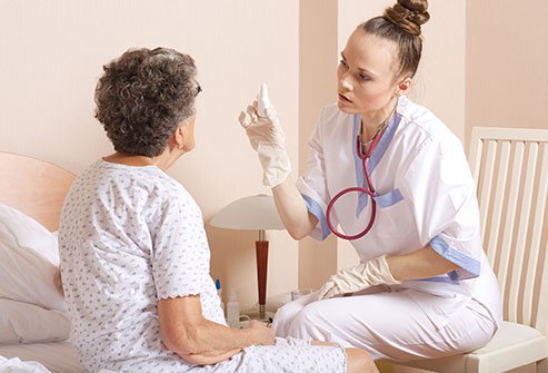 Getting glaucoma drops consistently and properly applied can forestall blindness.