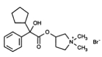 Robinul (Glycopyrrolate) Structural Formula Illustration Robinul (Glycopyrrolate) Structural Formula Illustration