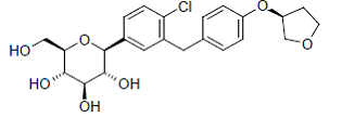 Empagliflozin - Structural Formula Illustration