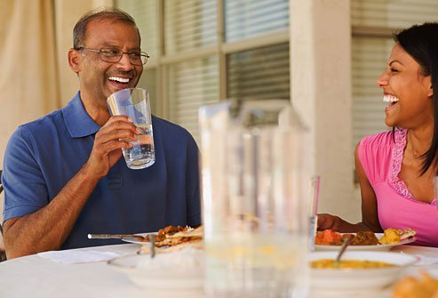Plenty of water may help flush out the uric acid.