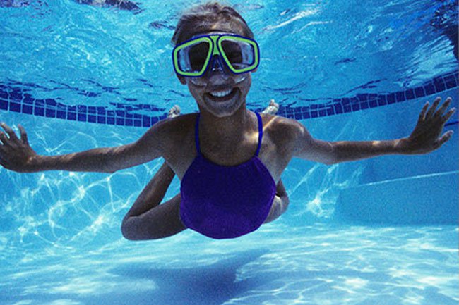 Peeing in the pool is irritating to the eyes, skin, and metal pool parts. 