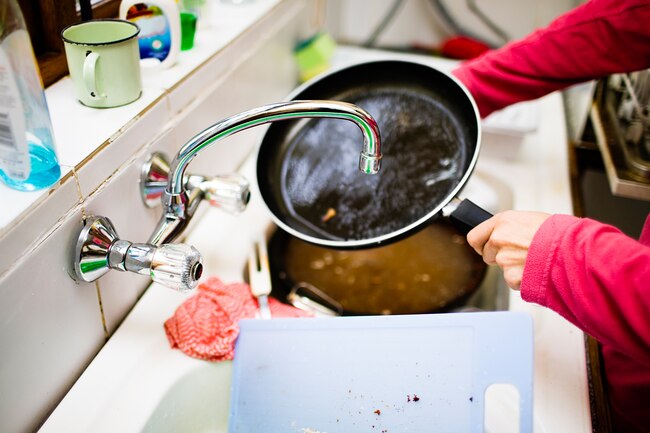 Some kinds of nonstick cookware release harmful compounds when heated. 