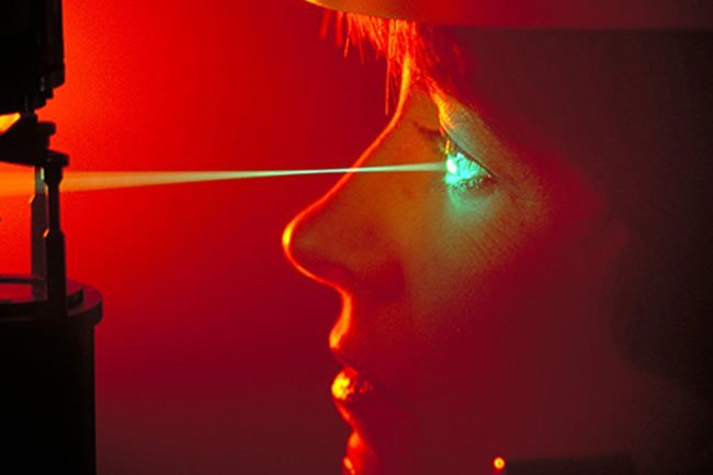 Laser therapy may be used to treat certain types of small eye cancers. 