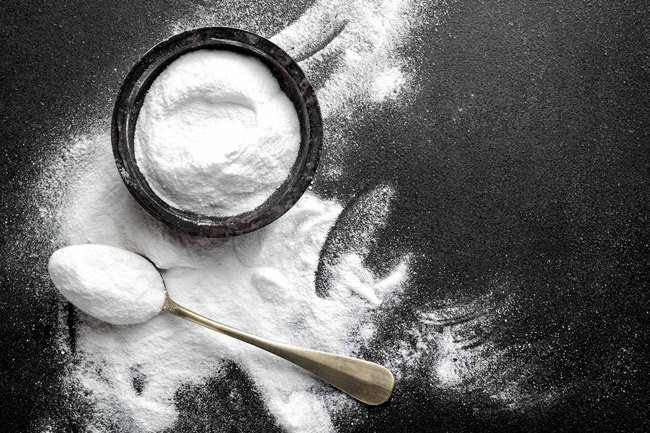 Baking soda has several household uses as a gentle cleanser. 