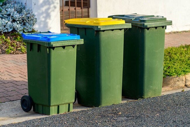 Keep trash bins closed securely to deter coyotes. 