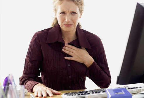 A Woman with Heartburn Symptoms