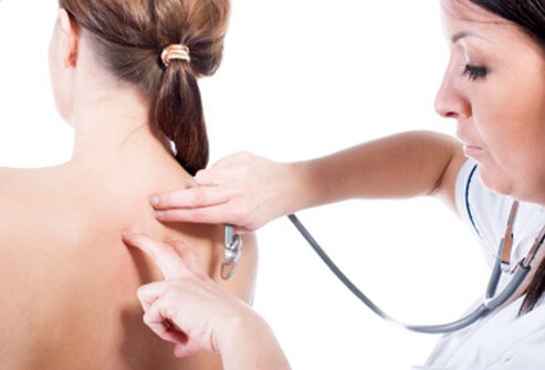 A doctor can usually make the diagnosis with a visual examination of the rash.