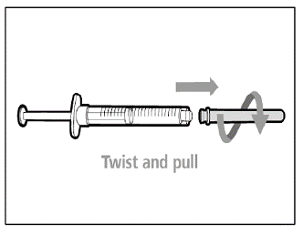 Remove transfer needle - Illustration