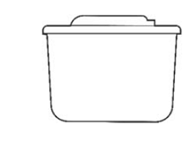 Sharps disposal container - Illustration