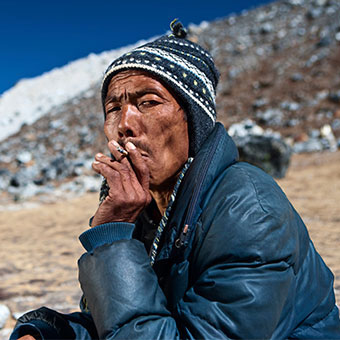 Higher than normal hemoglobin levels can be seen in people living at high altitudes and in people who smoke.