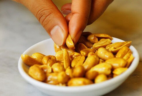 Photo of high fiber nuts seeds.