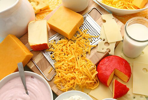 Low fat dairy products.