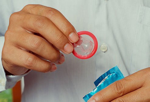 Condoms decrease the chance of getting HIV through sex. 