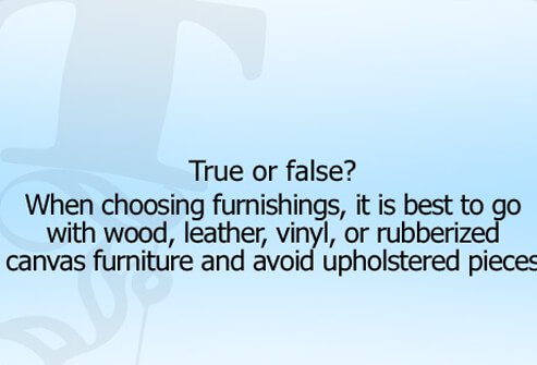 Should you get rid of upholstered furniture if you are trying to get rid of allergies? 