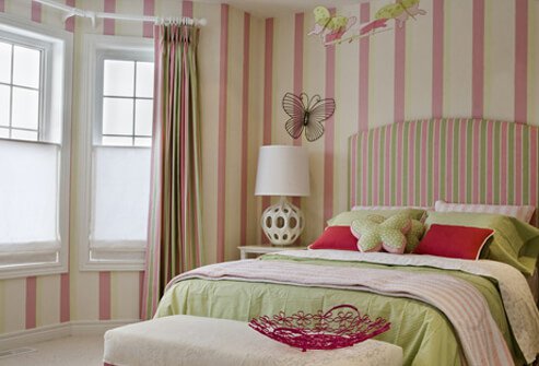 Install roll-up washable cotton or synthetic window shades.
