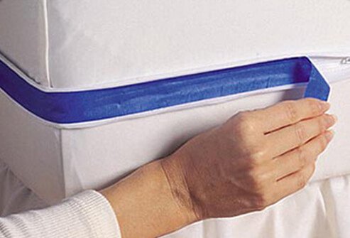 Use allergen-proof encasings for pillows, mattresses, and box springs.