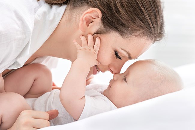 Developing a strong bond with your baby sets them up to have healthy relationships, feelings of security, and high self-esteem.