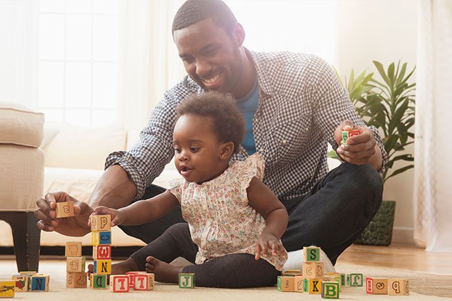 Your baby won't be ready for a swing set and play kitchen just yet, but they'll still love to play.