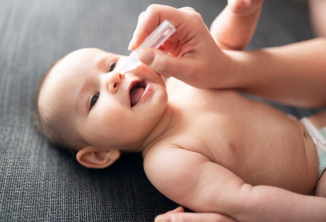 Stuffy noses in babies can make them irritable and cranky. Stuffy noses in babies can make them irritable and cranky.