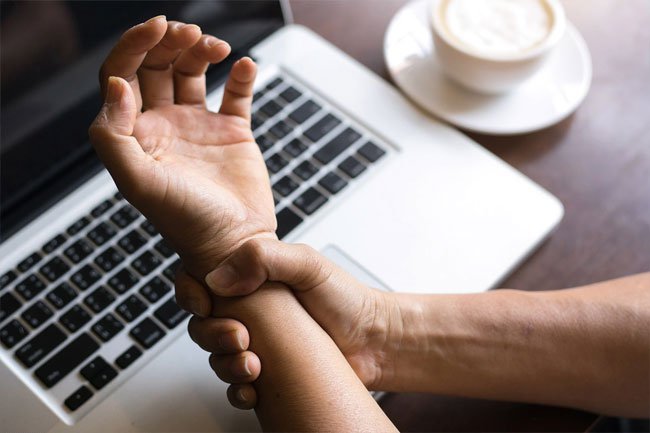 An ergonomic workstation at home is important to reduce hand and wrist pain during the COVID pandemic.